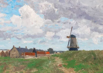 A Windmill In Vlissingen
