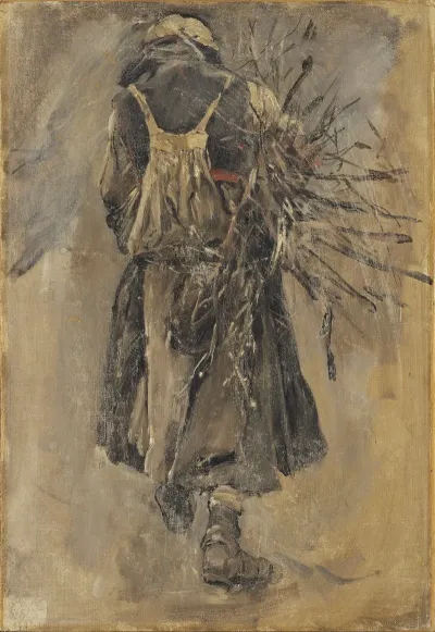 A Woman Study For Sancta Simplicitas