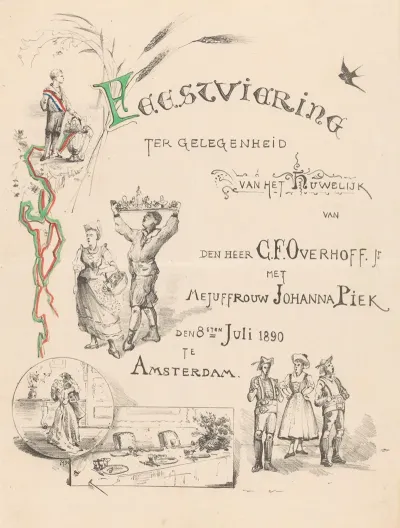Aankondiging Huwelijksfeest