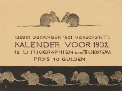 Aankondiging Voor Kalender 1902