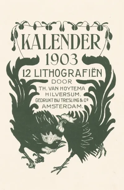 Aankondiging Voor Kalender 1903