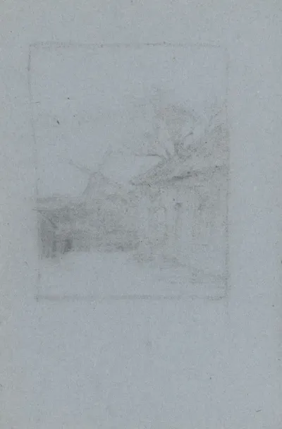 Abklatsch Van De Krijttekening Op Pagina 31 Verso