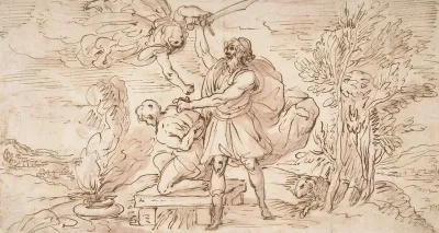 Abraham About To Sacrifice Isaac 2
