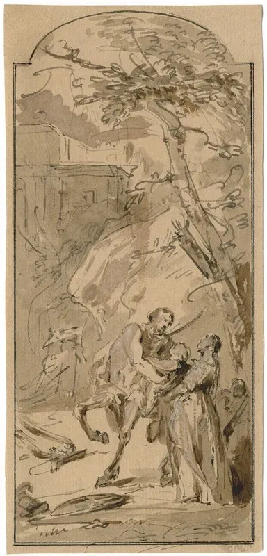 Achilles Becoming A Pupil Of Cheriron