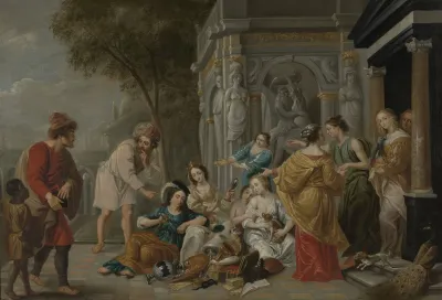Achilles Discovered Among The Daughters Of Lycomedes 4