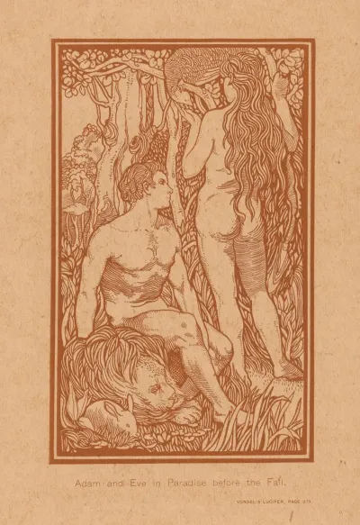 Adam And Eve In Paradise Before The Fall