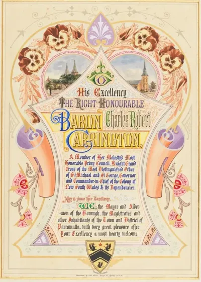 Addresses Presented To Lord Carrington Governor Of New South Wales Pl 03