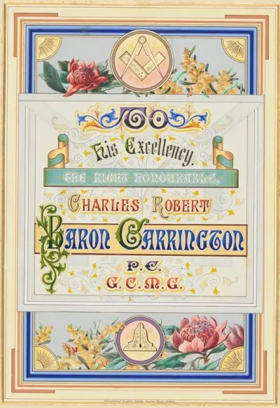 Addresses Presented To Lord Carrington Governor Of New South Wales Pl 07