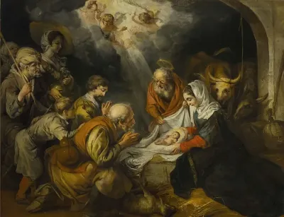 Adoration Of The Shepherds Luke 2 16 17