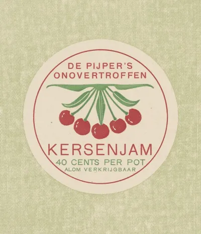Advertentie Voor De Pijpers Kersenjam