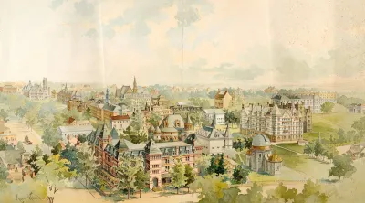 Aerial View Of Princeton University Campus