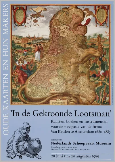Affiche Voor Tentoonstelling In De Gekroonde Lootsman
