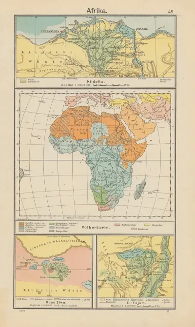 Afrika Volkerkarte