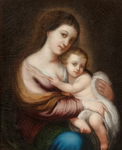 After Bartlome Esteban Murillo Virgin And Child