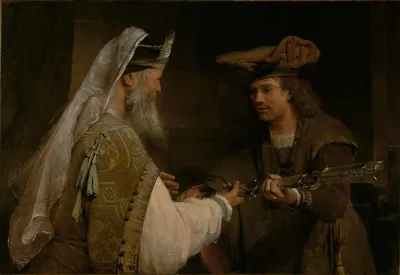 Ahimelech Giving The Sword Of Goliath To David