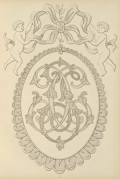 Album De Chiffres Monogrammes Couronnes De Noblesse Françaises Et Etrangeres Pl 045