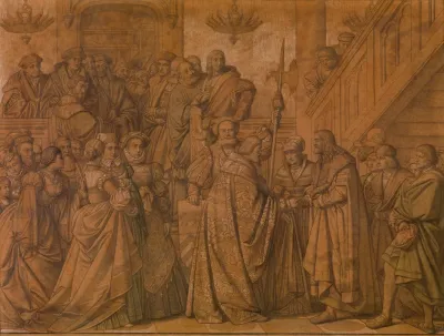 Alderman Gerard Van De Werve Receives Albrecht Durer