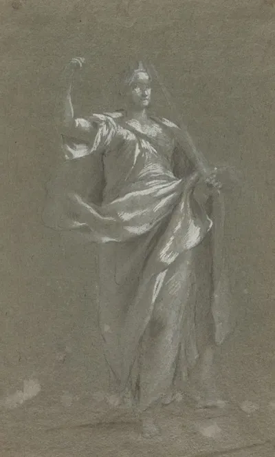 Allegorical Figure Recto