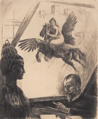 Allegorisk Selvportraet