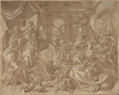 Allegory Of Wealth Lust And Stupidity