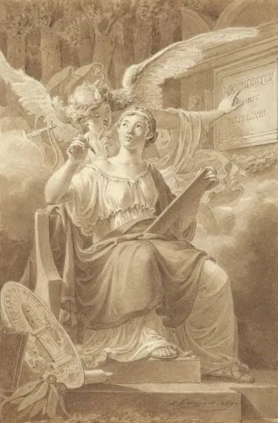 Allegory On The Death Of George Washington