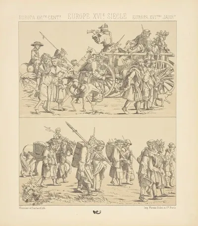Allemagne Costumes Du Peuple