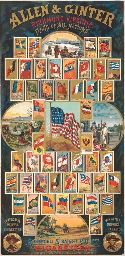 Allen Ginter Richmond Virginia Flags Of All Nations