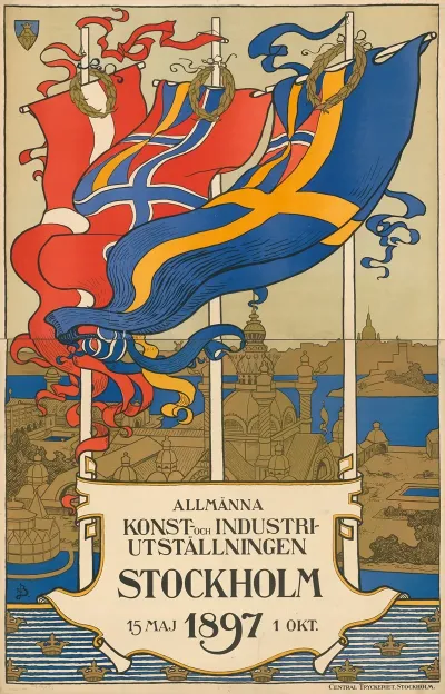 Allmanna Konst Och Industrie Utstallningen Stockholm 1897