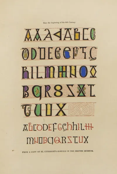 Alphabets Numerals And Devices Of The Middle Ages Pl 01