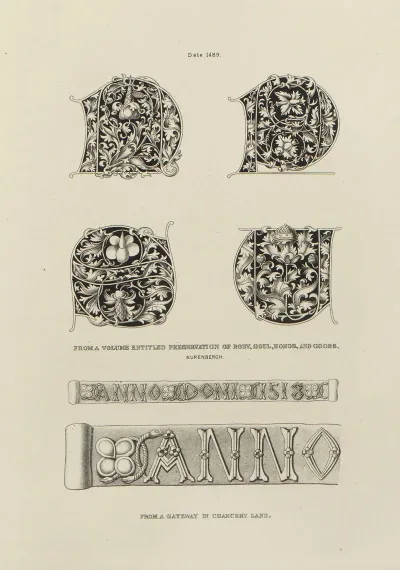 Alphabets Numerals And Devices Of The Middle Ages Pl 27