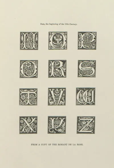 Alphabets Numerals And Devices Of The Middle Ages Pl 34