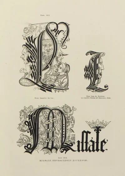 Alphabets Numerals And Devices Of The Middle Ages Pl 39