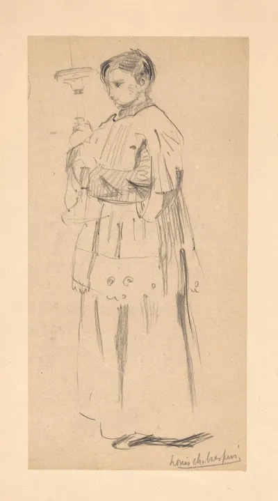 Altar Servant Carrying A Candelstick