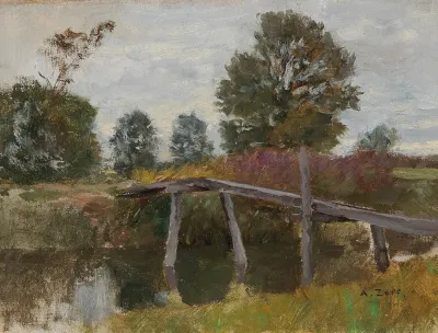 Alter Steg In Langenpreising