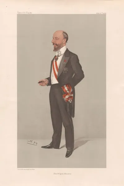 Ambassadors To England The Belgian Minister Count Charles De La Laing 21 July 1904