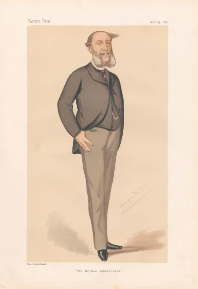 Ambassadors To England The German Ambassador Count George Herbert Munster 23 December 1876