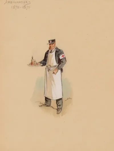 Ambulanciers 1870 1871