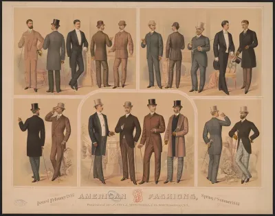 American Fashions Spring And Summer 1886