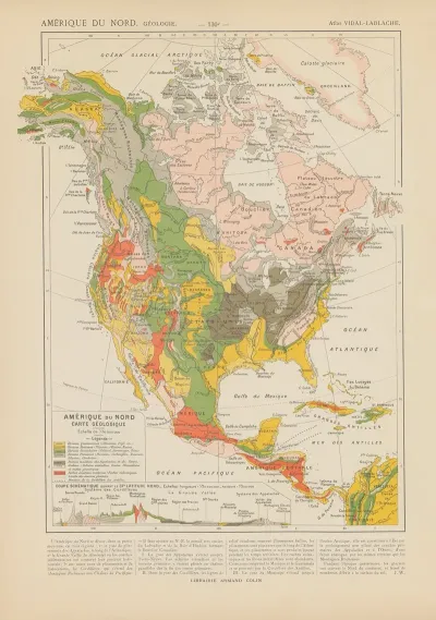Amerique Du Nord Geologie