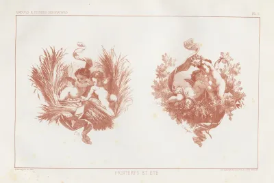 Amours Et Figures Decoratives Arts Industriels Pl 03