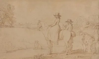 An Artist Sketching In Windsor Park