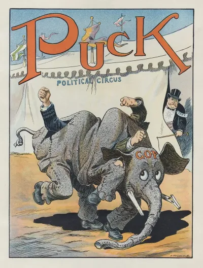 An Elephant On His Hands
