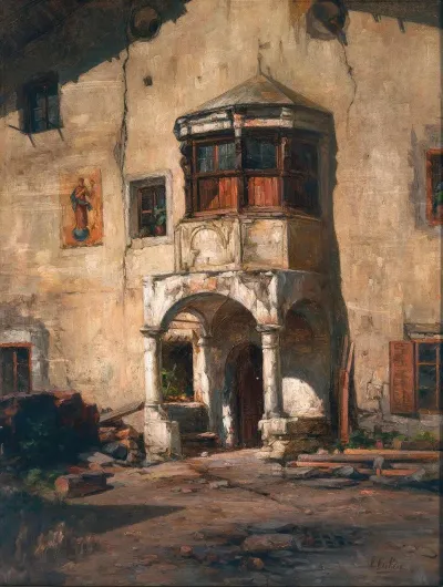An Inner Courtyard In The South