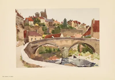 An Old Bridge At Semur