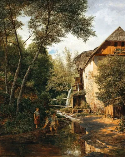 An Old Mill Above Portschach