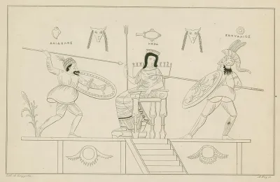 Ancient Greek Theatrical Production Possibly A Phlyax Play