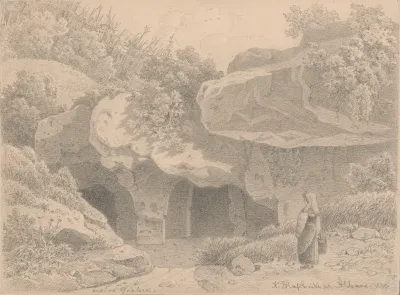 Ancient Tombs In The Vicinity Of Albano