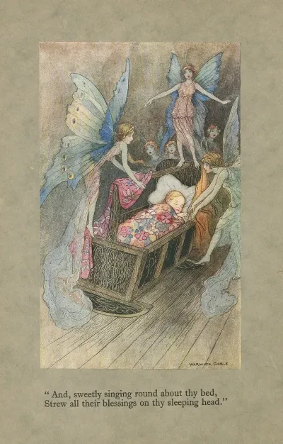 And Sweetly Singing Round About Thy Bed Strew All Their Blessings On Thy Sleeping Head