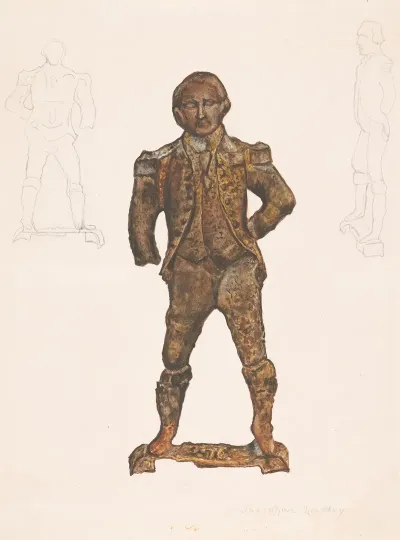 Andiron George Washington