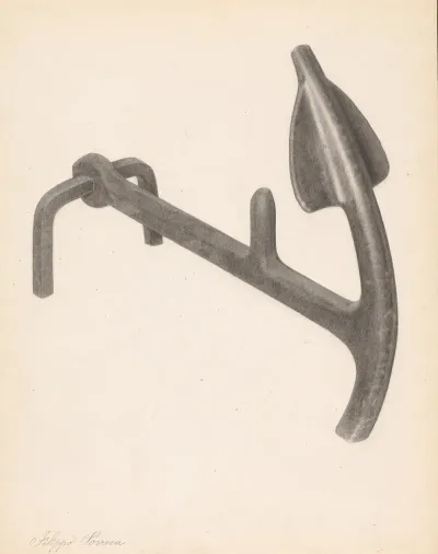 Andiron One Of Pair 3